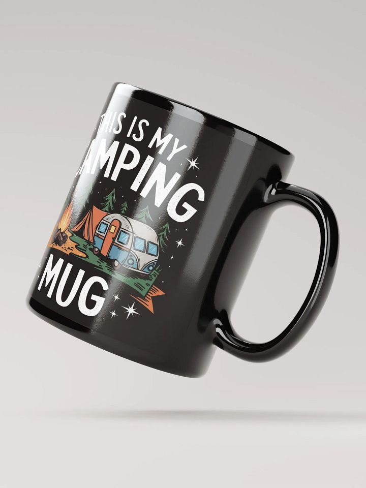 "This is my Camping Mug" High Quality Black Mug product image (2)
