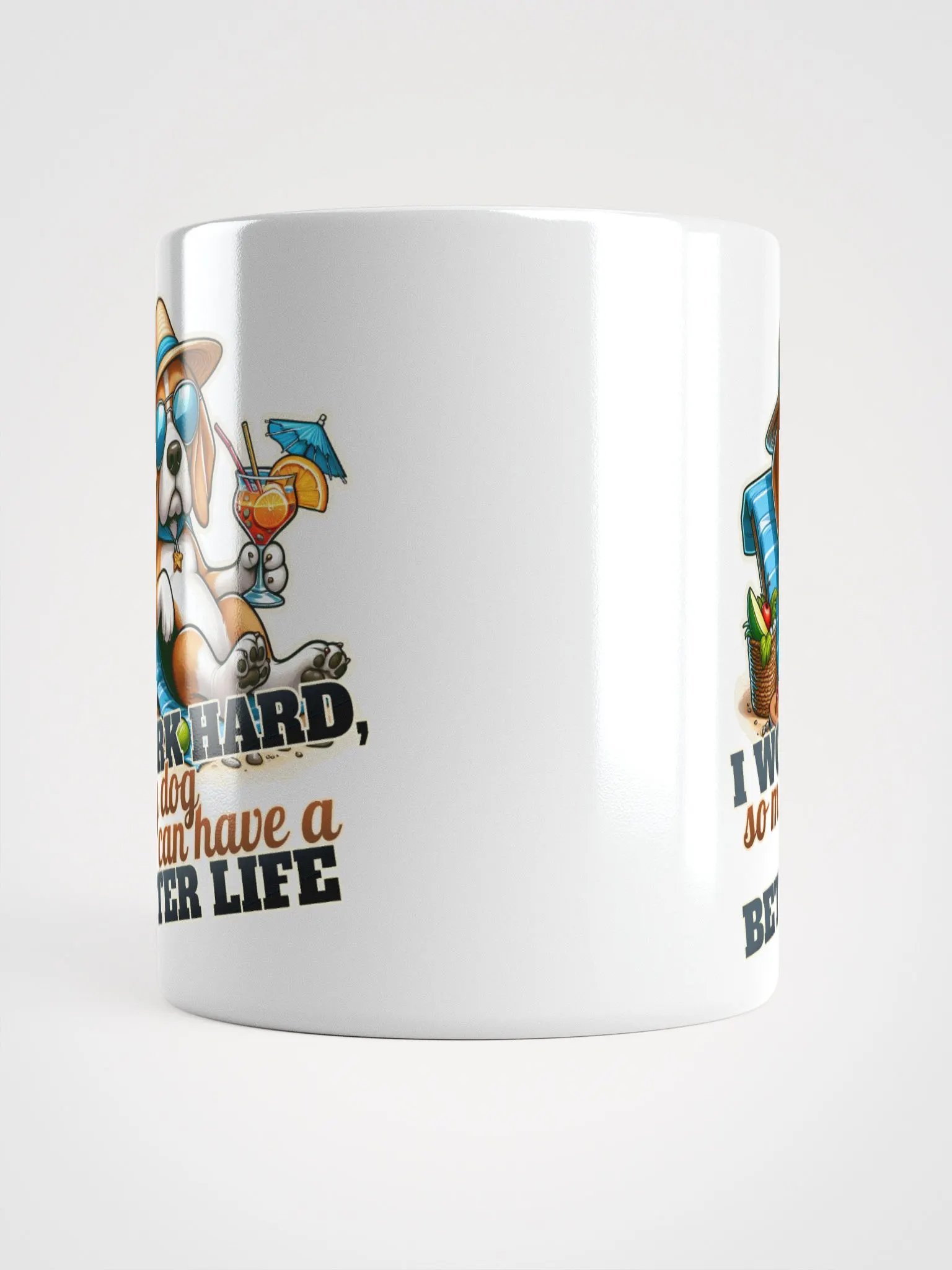 Work Hard - Beagle Beach - Mug product image (13)