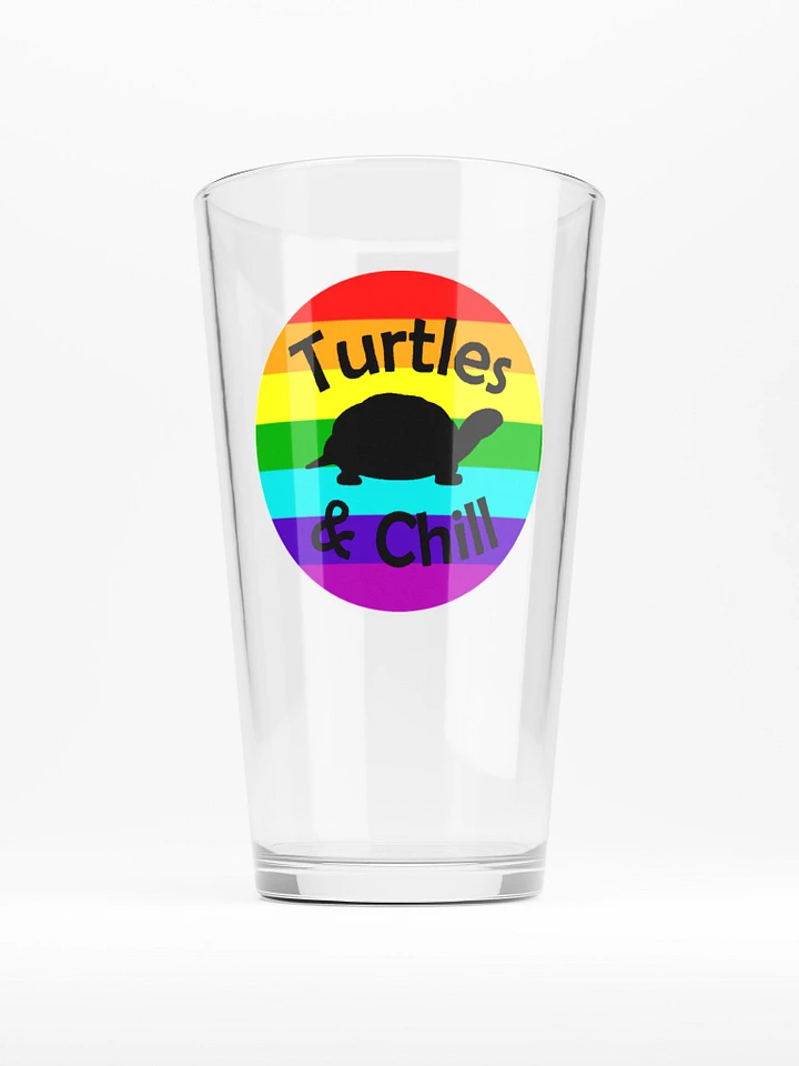 Turtle Pride Pint Glass product image (1)