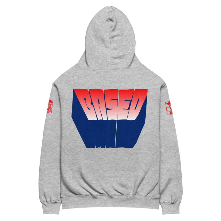BASED American Flag Mugshot + Bold Letters ~Sweater 1~ product image (2)