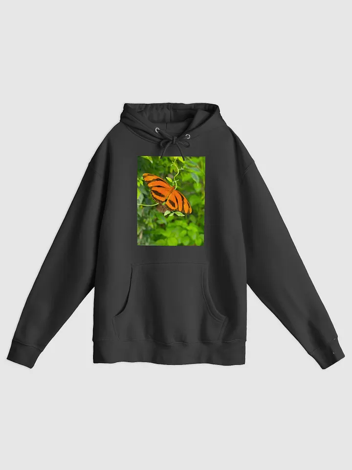 Banded Orange Longwing Tropical Butterfly Unisex Hoodie product image (2)