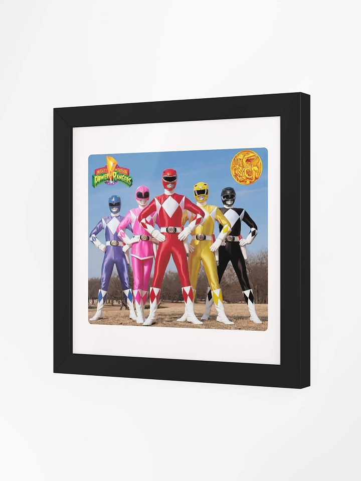Colorful Power Rangers Squad Framed Poster product image (10)
