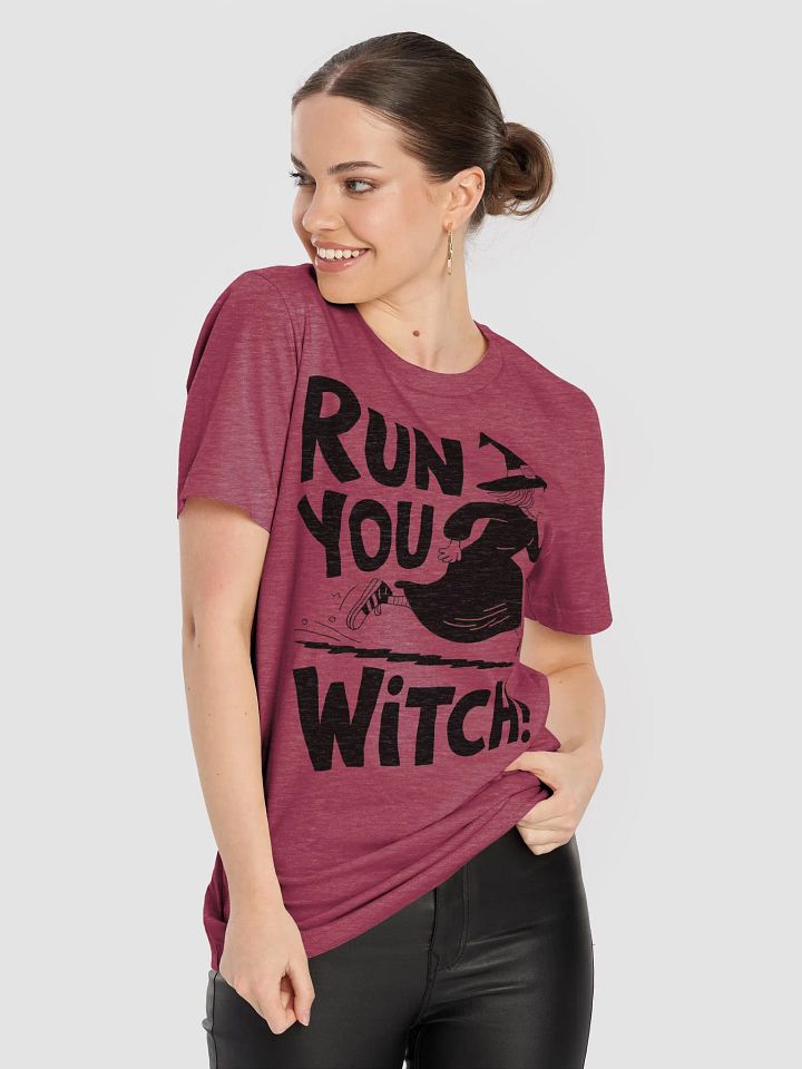 Witchy Run - Motivational Witch Illustration T-Shirt product image (2)
