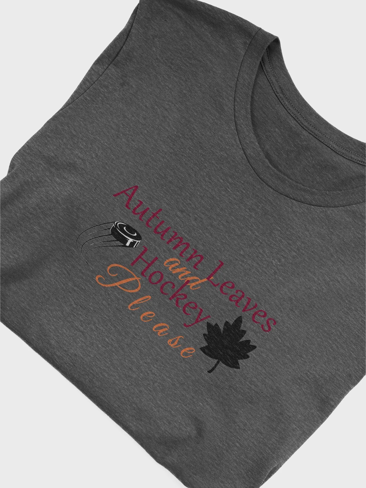 Autumn leaves & hockey full logo product image (5)