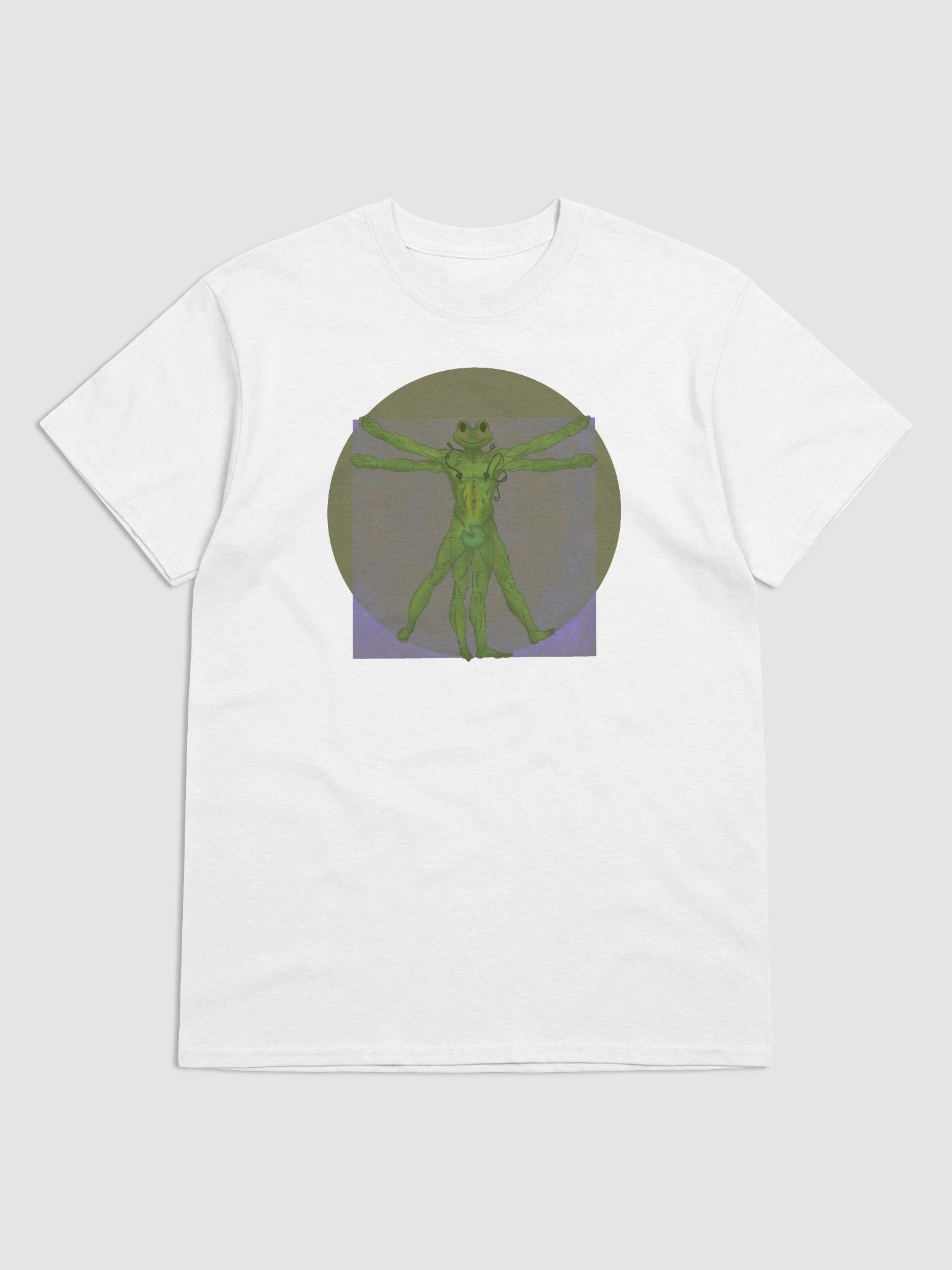 Copy of Virtruvian Frog Tee LIGHT product image (77)