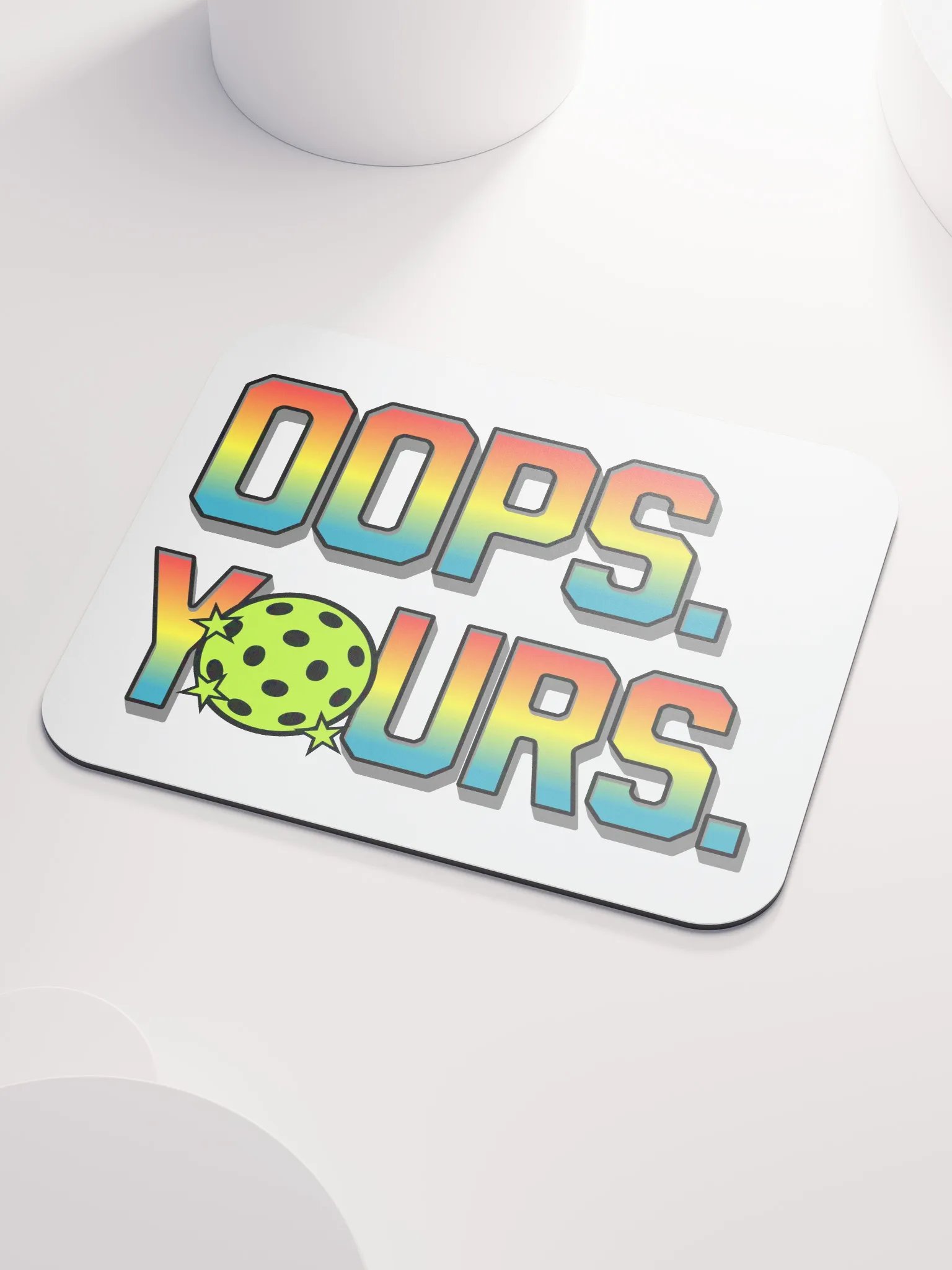Oops Yours Pickleball Classic Mouse Pad product image (3)