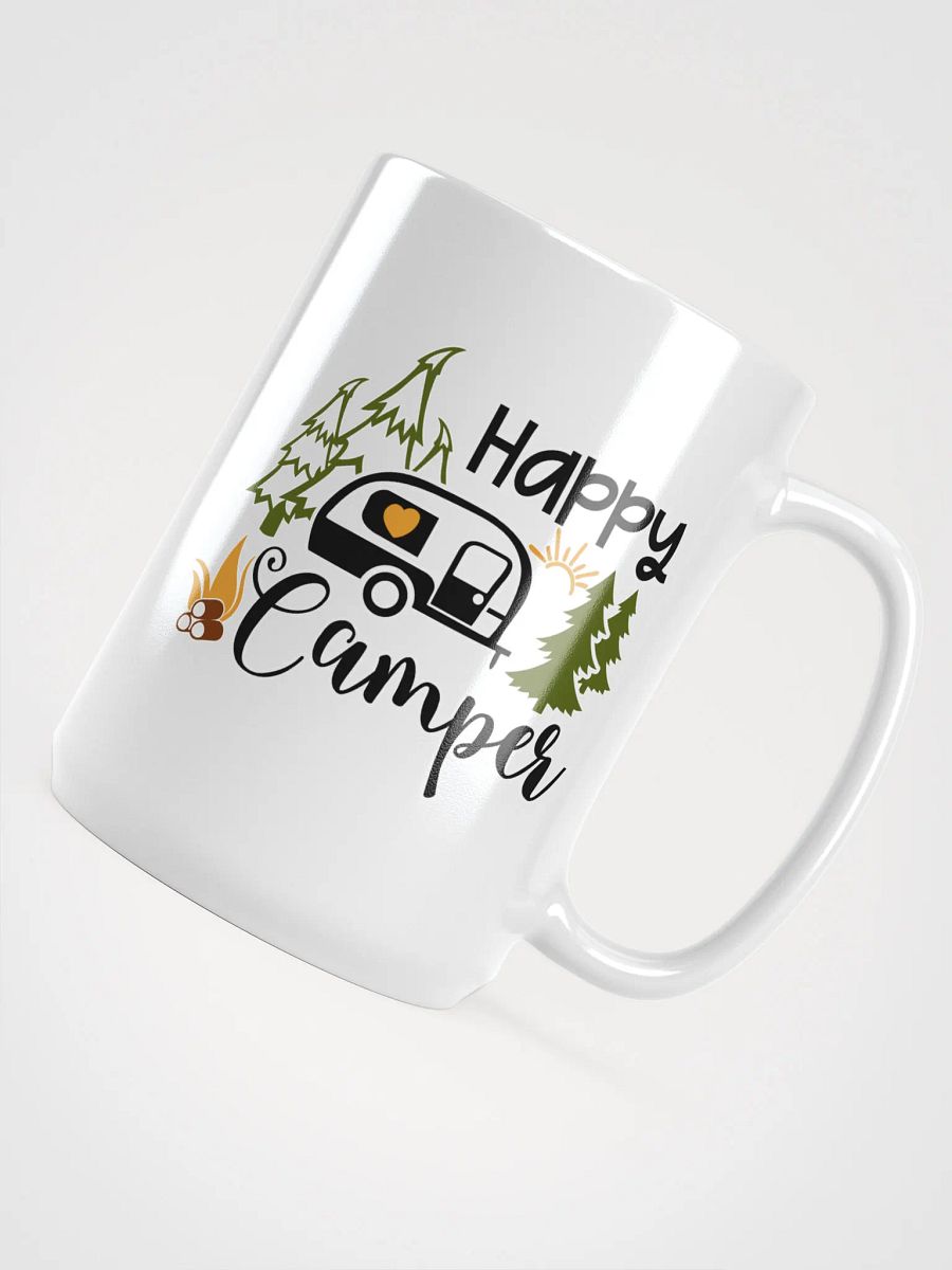 Happy Camper White Coffee Mug product image (4)