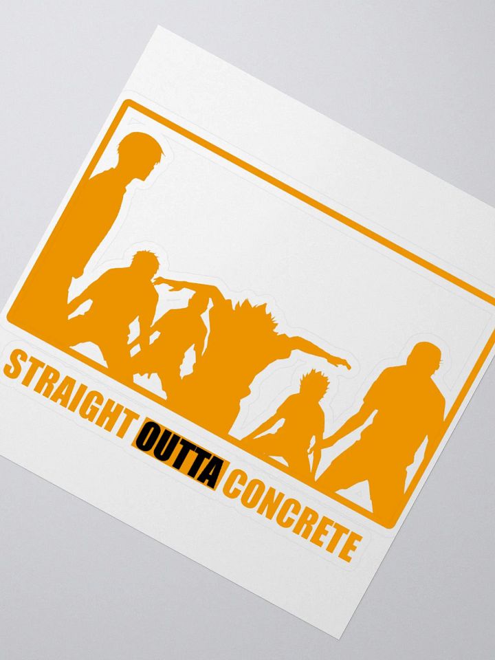 Karasuno 'SOC' Orange Sticker product image (2)