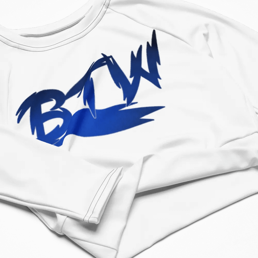 New BTW logo long sleeve crop top product image (4)