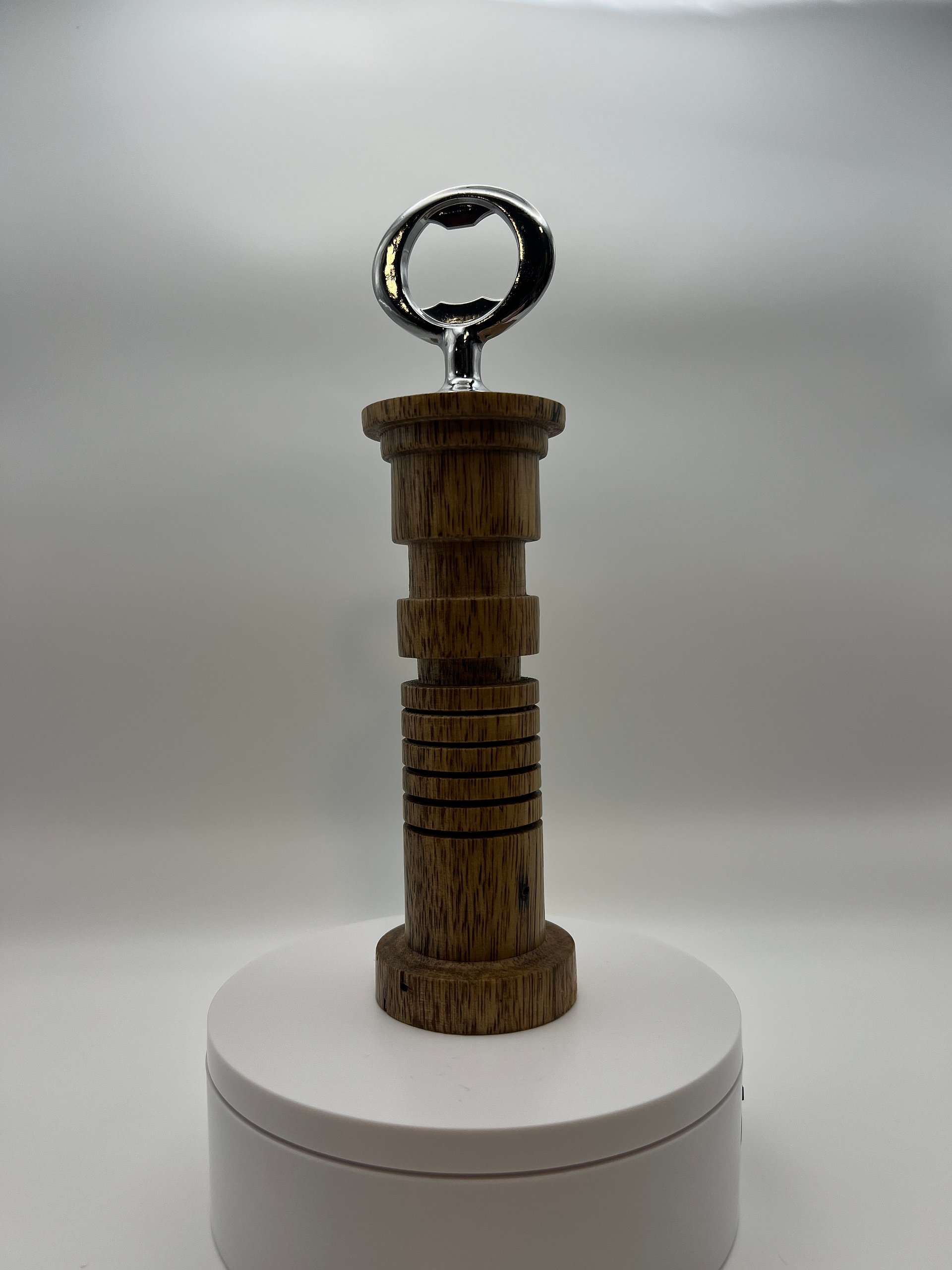 Hand-Turned Star Wars Inspired Black Limba Bottle Opener product image (8)