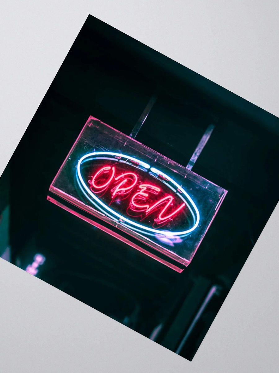Neon Evening Sticker product image (2)