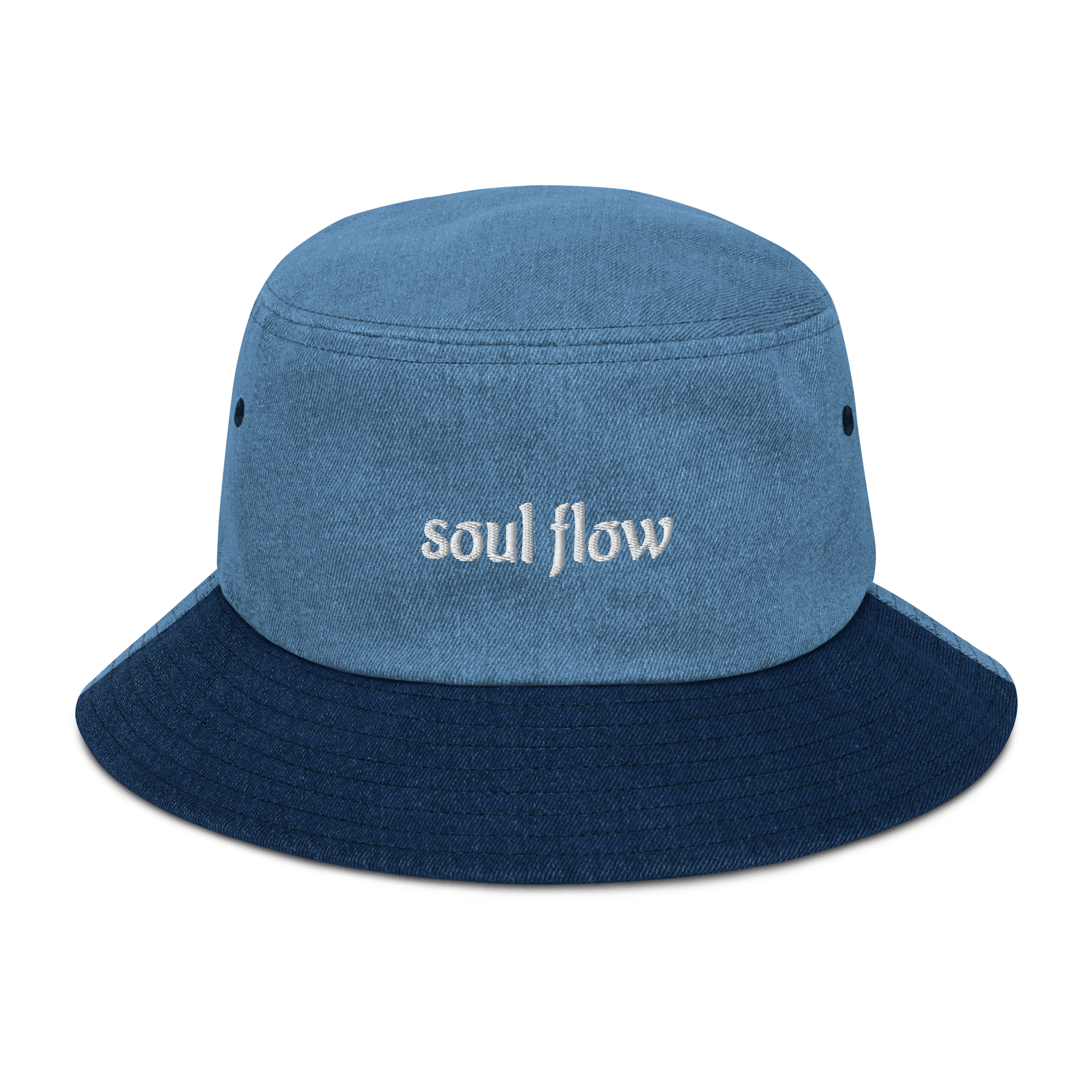 "soul flow" Mixed Denim Bucket Hat product image (1)