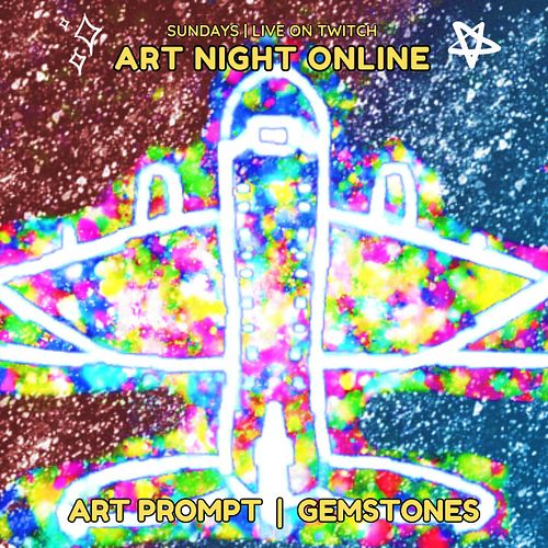 It's Sunday so we play #tunes and make #art! Join us on #Twitch NOW! Today your prompt is #Gemstones! Art by the amazing Doct...