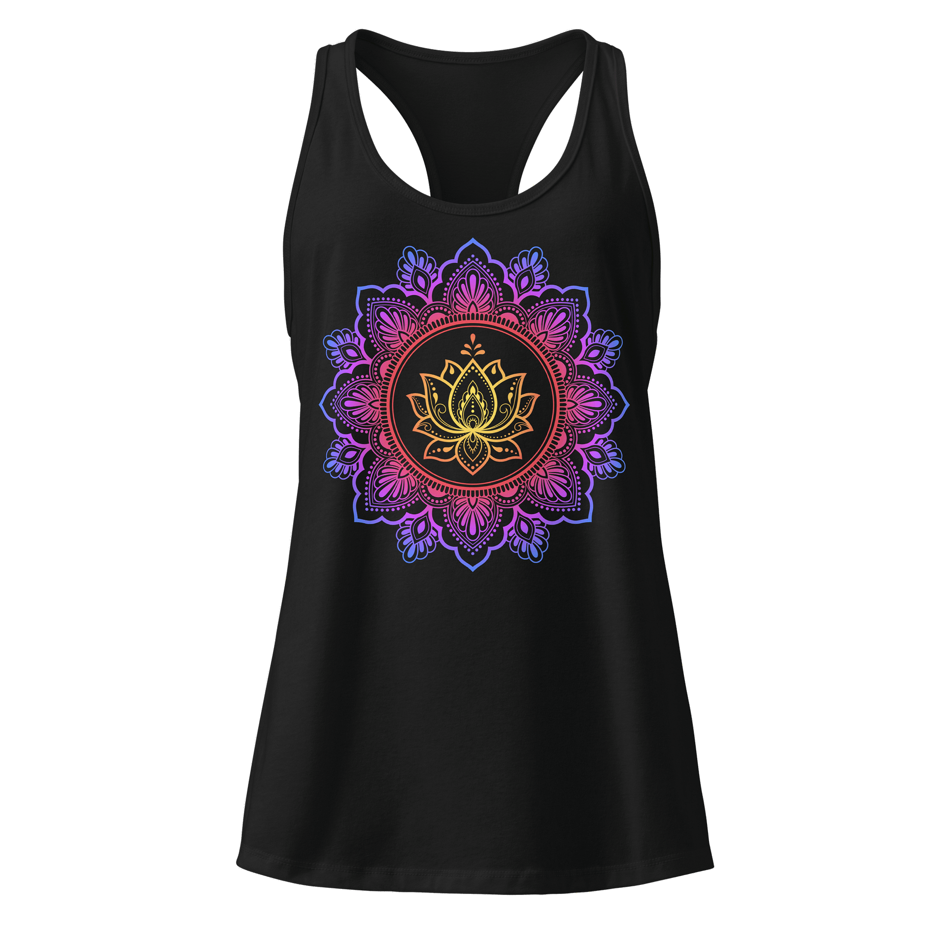 Mandala with Lotus - Tank product image (2)