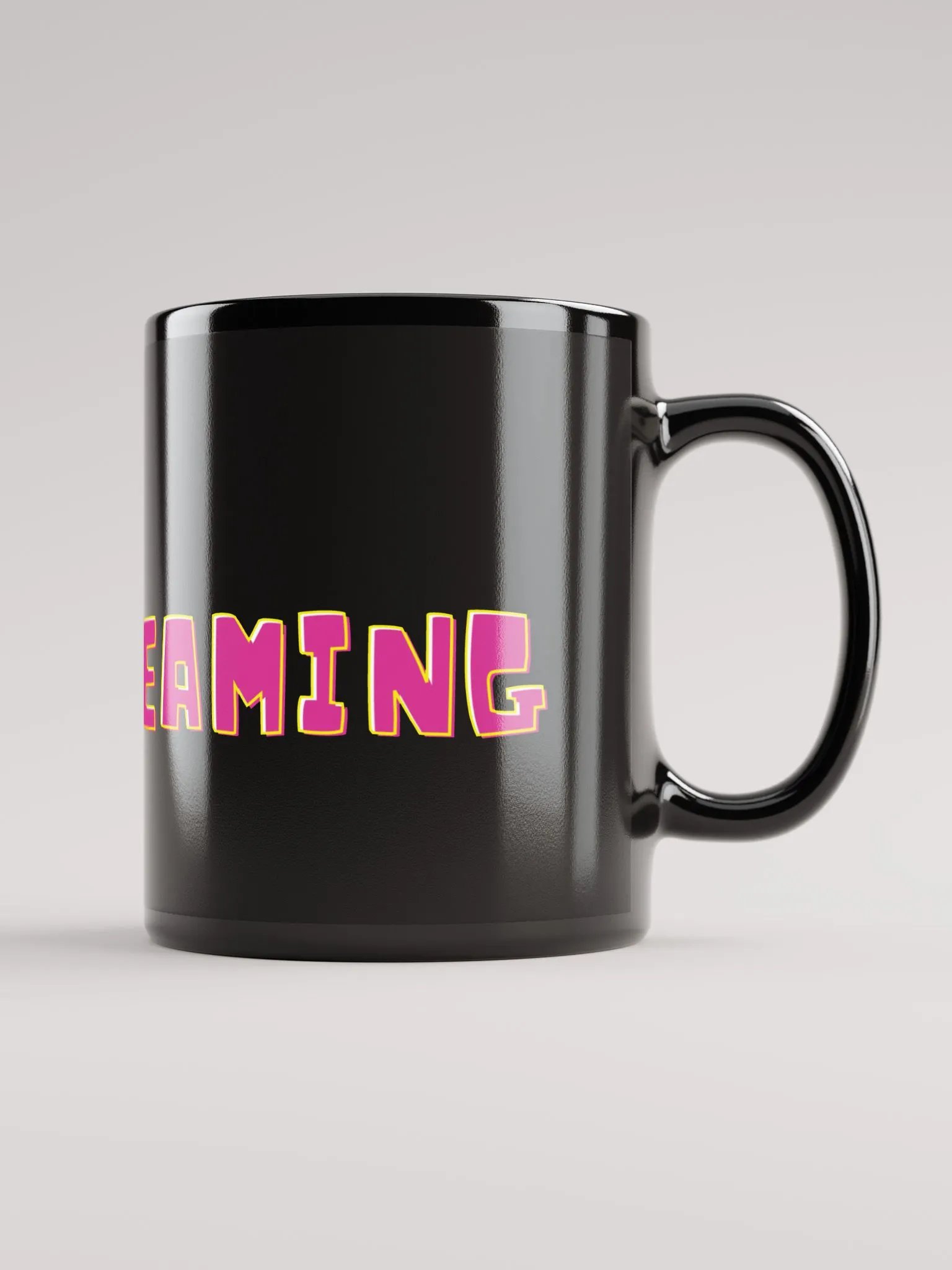 Screaming Cockatoo Mug Black product image (3)