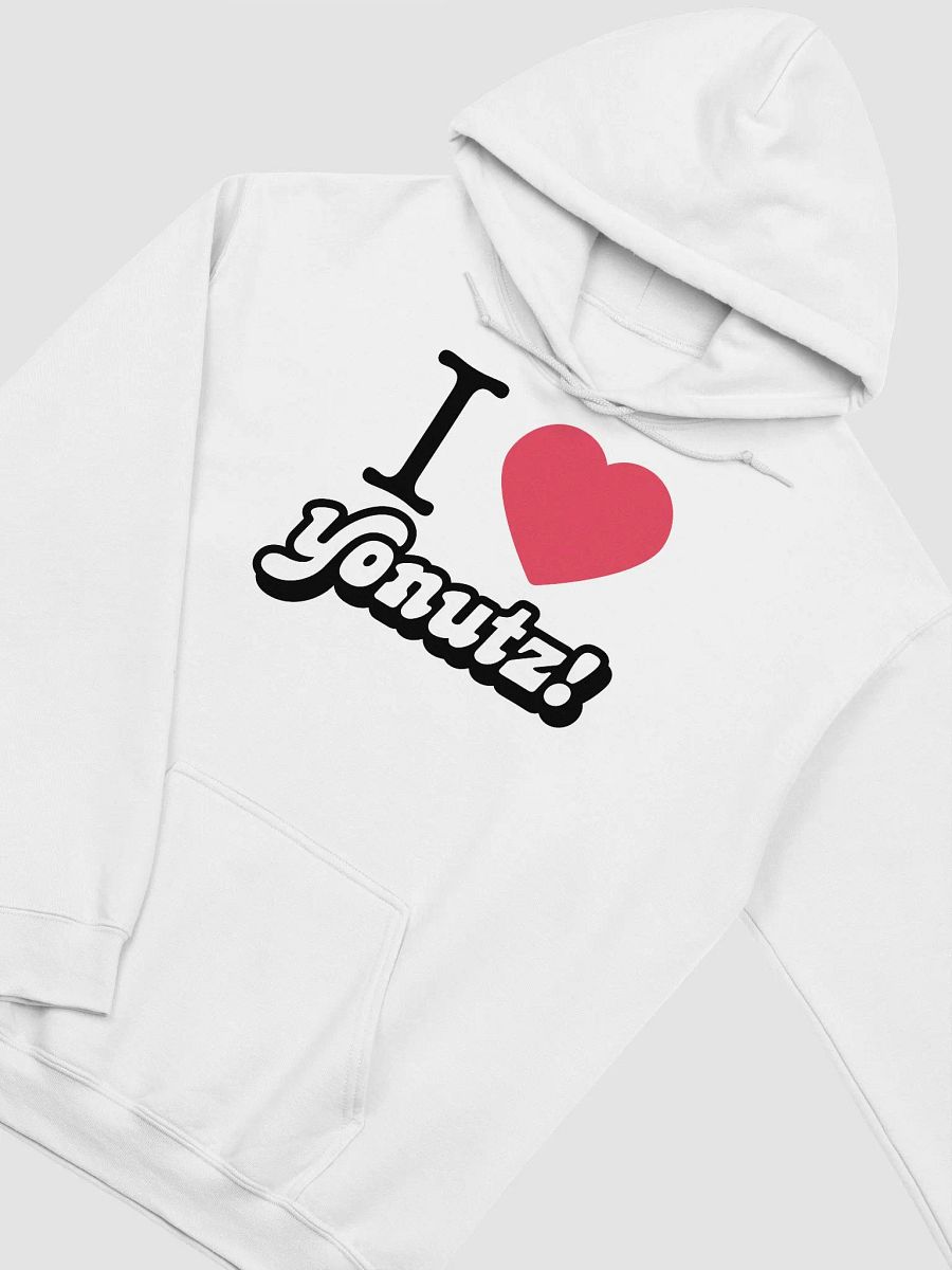 I Heart Yonutz White Hoodie product image (3)