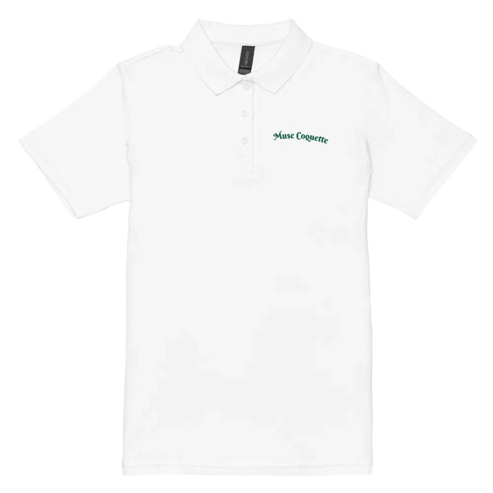 Women's Pique Polo Shirt (green) product image (4)