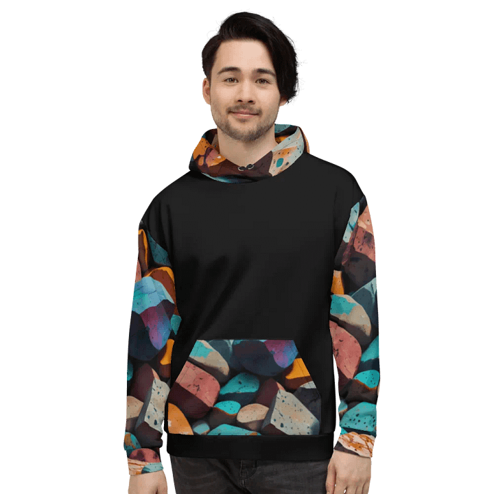Multicolor Rocks Unisex Hoodie product image (2)