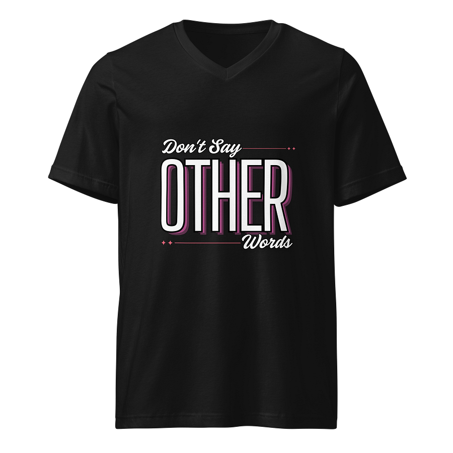 Don't Say Other Words Men's V-Neck T-Shirt product image (1)