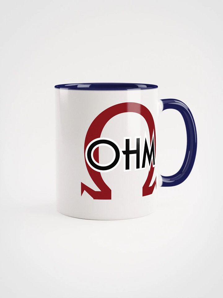 White Mug - with Blue product image (1)