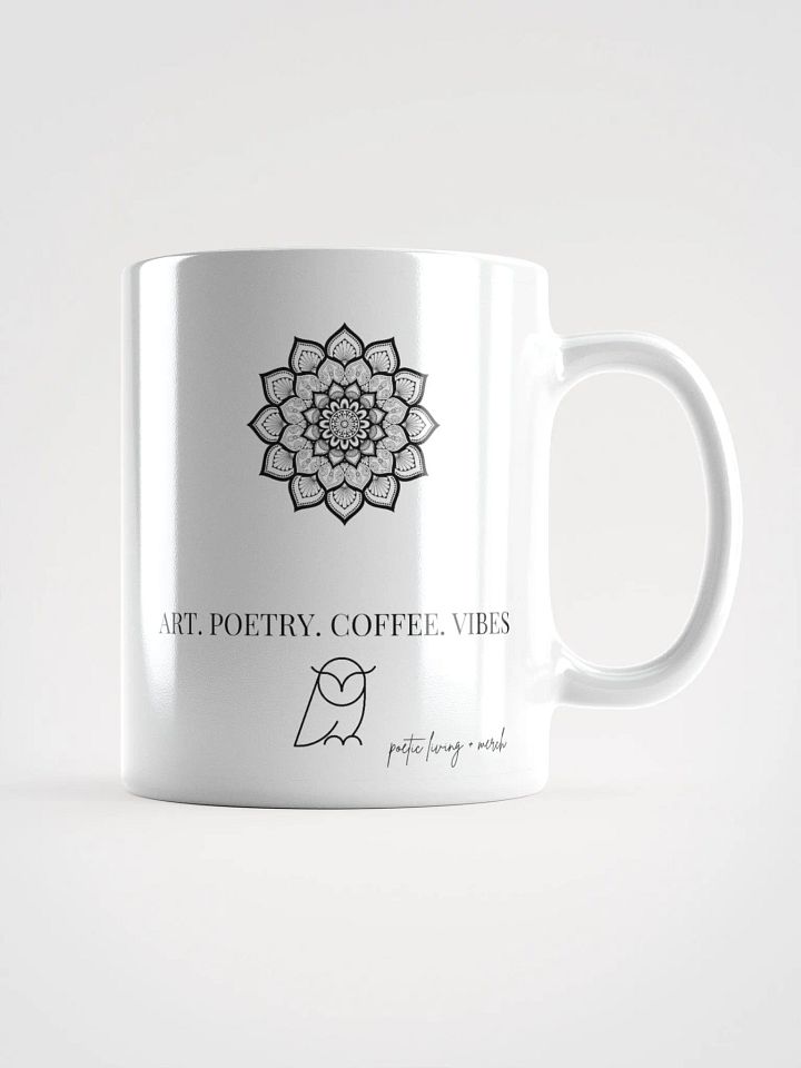 art poetry coffee vibes - minimalist mug product image (1)