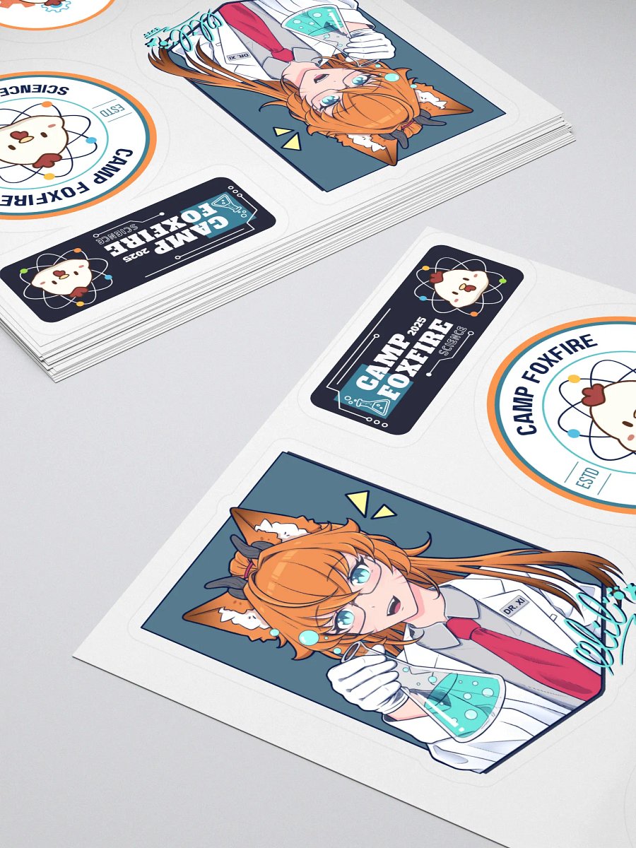 Camp Foxfire Science Week 2025 Sticker Collection product image (4)