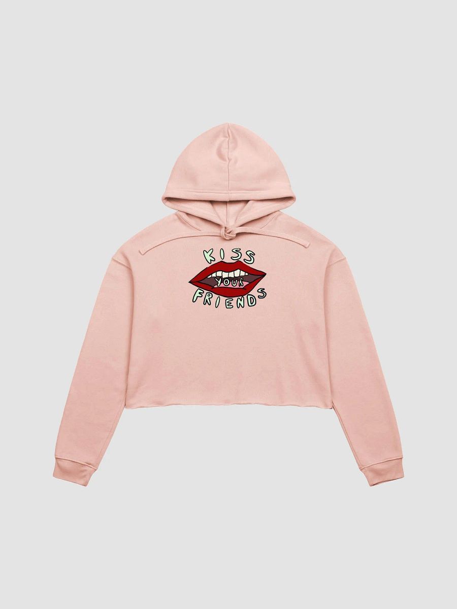 Kiss Your Friends Cropped Hoodie product image (1)