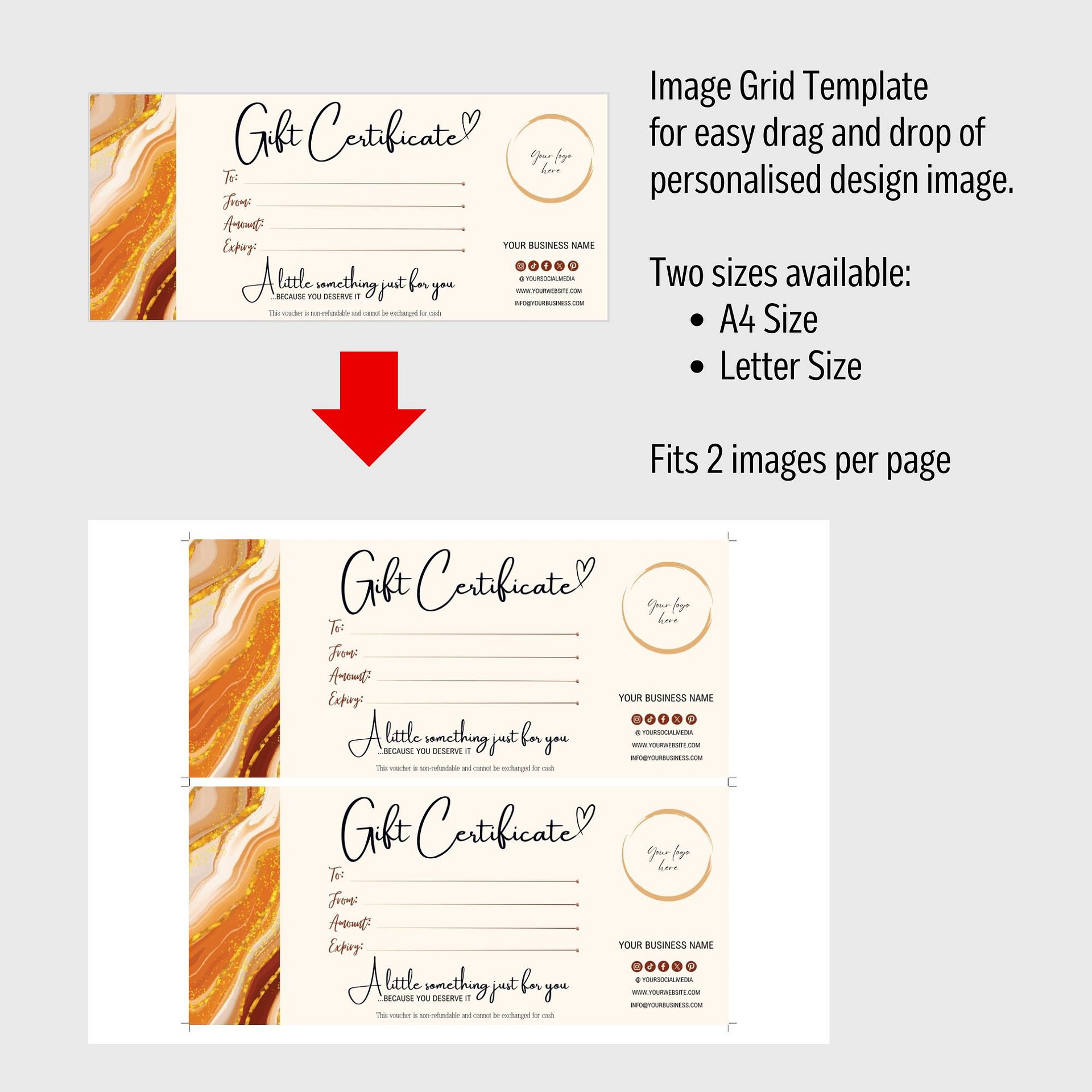 Phoenix - Gift Certificate Template product image (8)