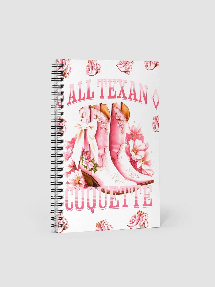 All Texan Coquette Spiral Notebook product image (3)