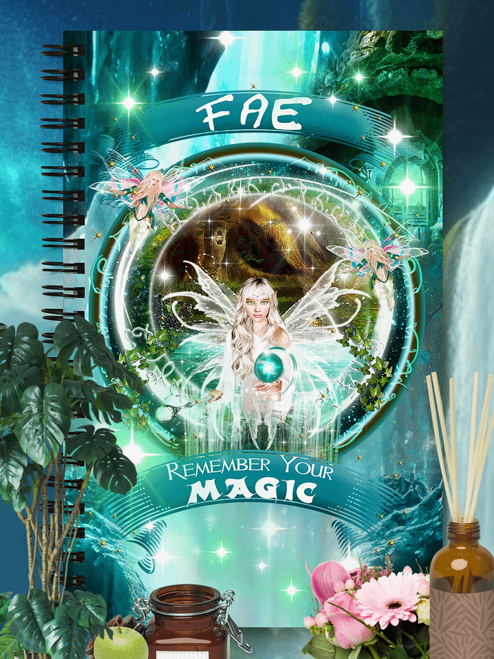 Faerie Remember Your Magic Spiral Notebook product image (2)