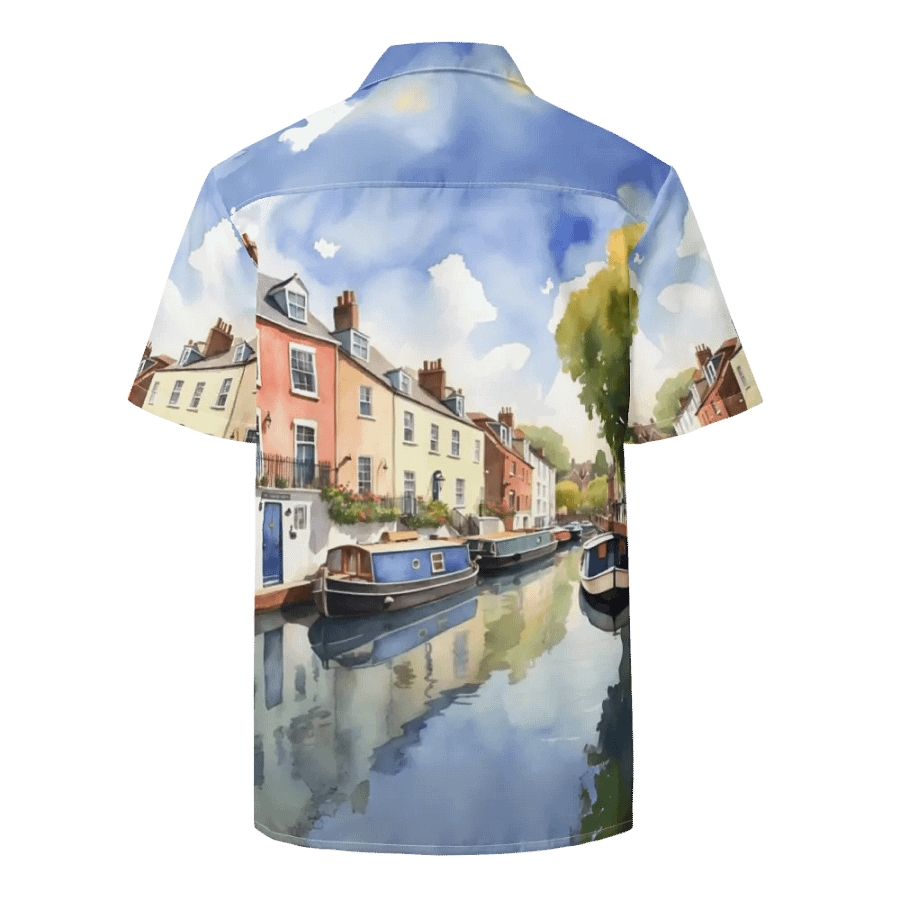 Little Italy - England - All Over Print - Watercolor - Hawaiian Shirt product image (10)