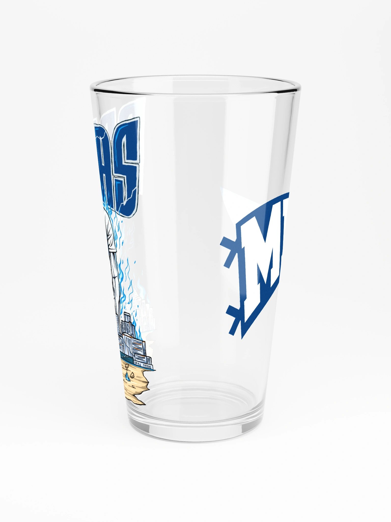 Dallas, Welcome to Basketball Pint Glass product image (4)