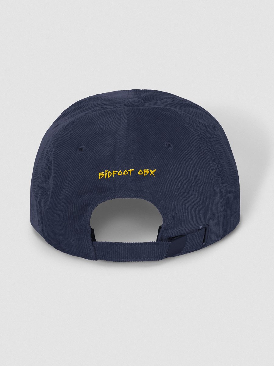 Destination Bigfoot Bronco Corduroy Bigfoot Logo Dad Hat (Oxford Navy) product image (2)