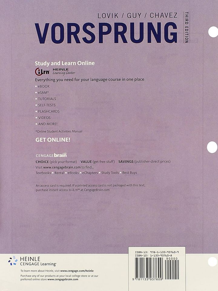 Vorsprung: A Communicative Introduction to German Language and Culture (3rd Edition) product image (2)