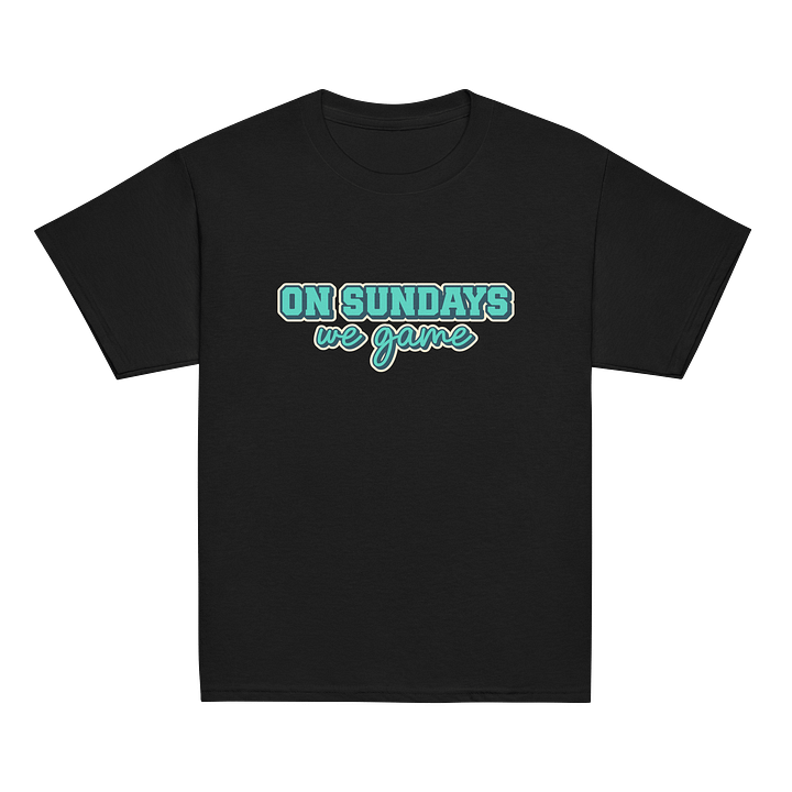 On Sundays We Game Kids T-Shirt product image (2)