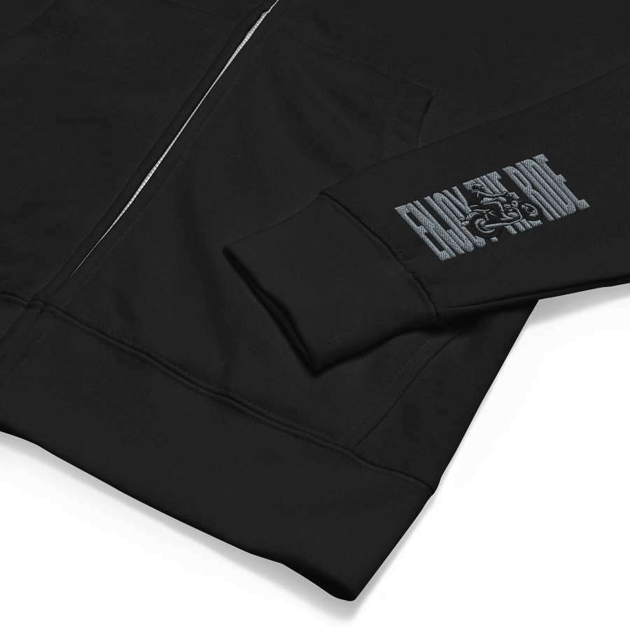 Independent Trading Co. Zip Up Biker Hoodie product image (3)
