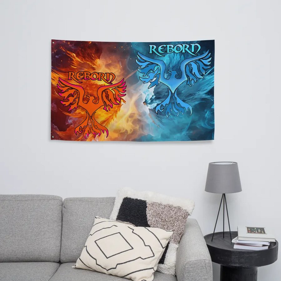 Phoenix All-Over Flag product image (8)