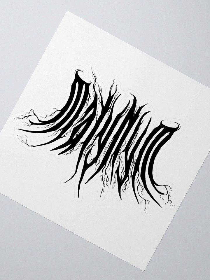 MalyNym black logo Sticker product image (2)