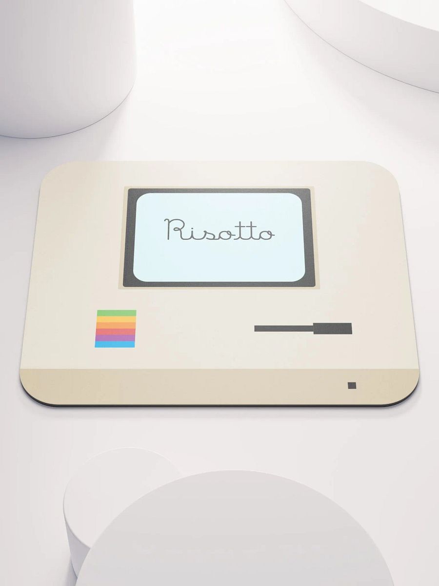 Retro Computer Risotto Mouse Pad product image (1)