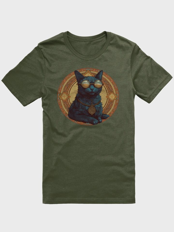 Mandala Cat Reflection T-Shirt product image (97)