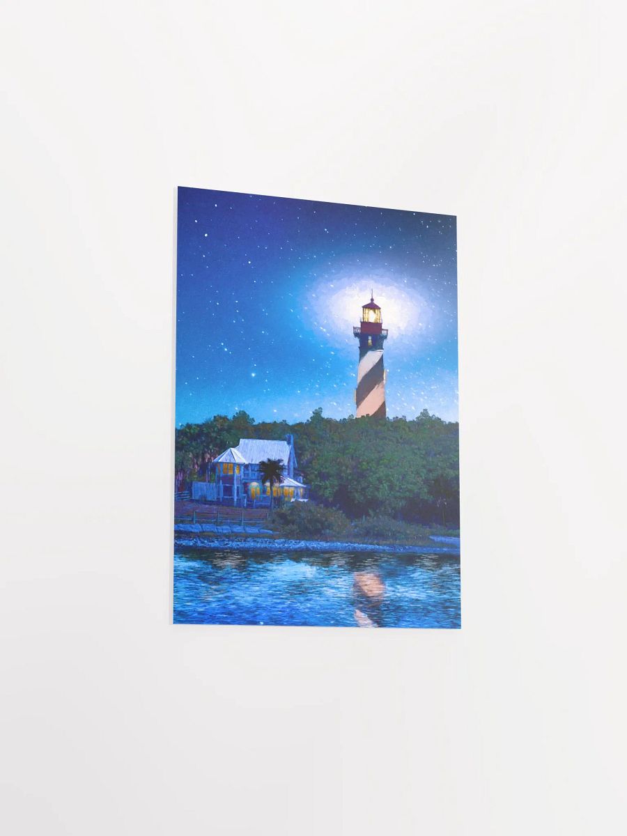 St. Augustine Lighthouse – Florida Starry Night Matte Poster product image (21)