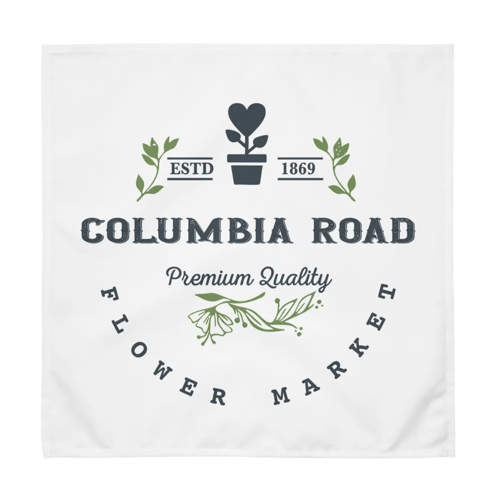 Columbia Road Market Botanical Cloth Napkin Set of Four (Logo) product image (2)