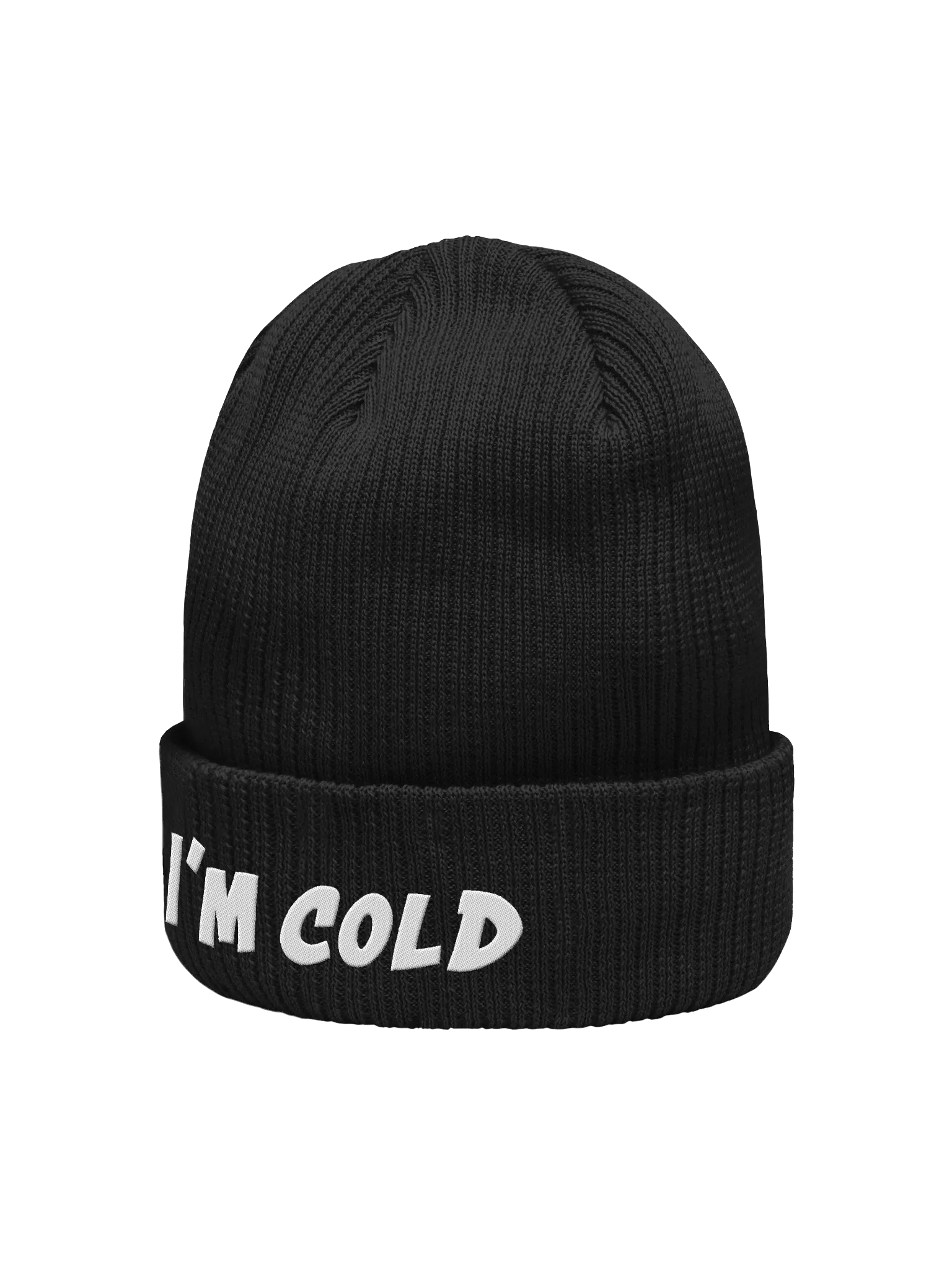 I'm Cold Ribbed Beanie product image (2)