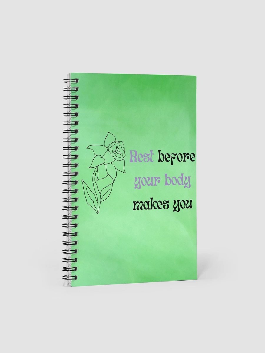 Rest before your body makes you - Notebook product image (1)