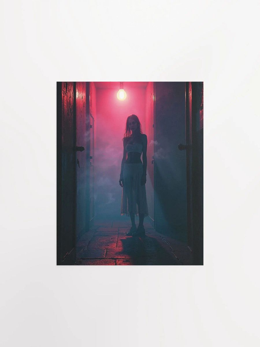 Enigmatic Red Glow Poster product image (4)