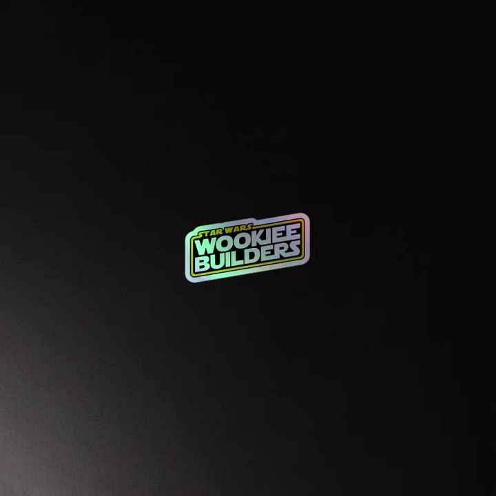 Wookiee Builders Logo Sticker (Holo) product image (4)