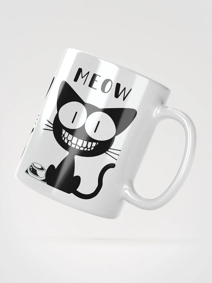 SMILING BLACK CAT, MEOW product image (4)