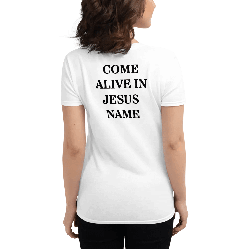 I am a House of Miracles | Fitted (Female) | Black Print product image (2)