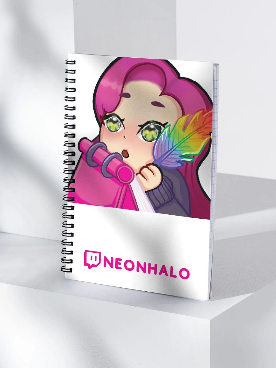 NeonHalo Notes Notebook product image (4)