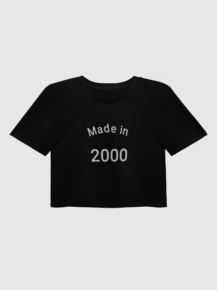 Made in 2000 Women’s Crop Top product image (2)